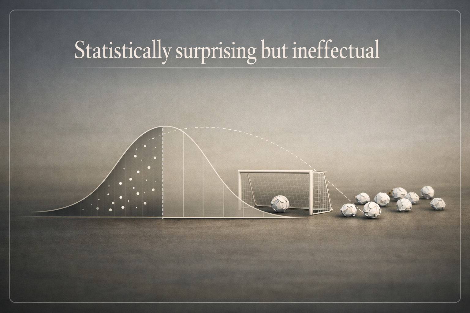 Surprising but ineffectual.